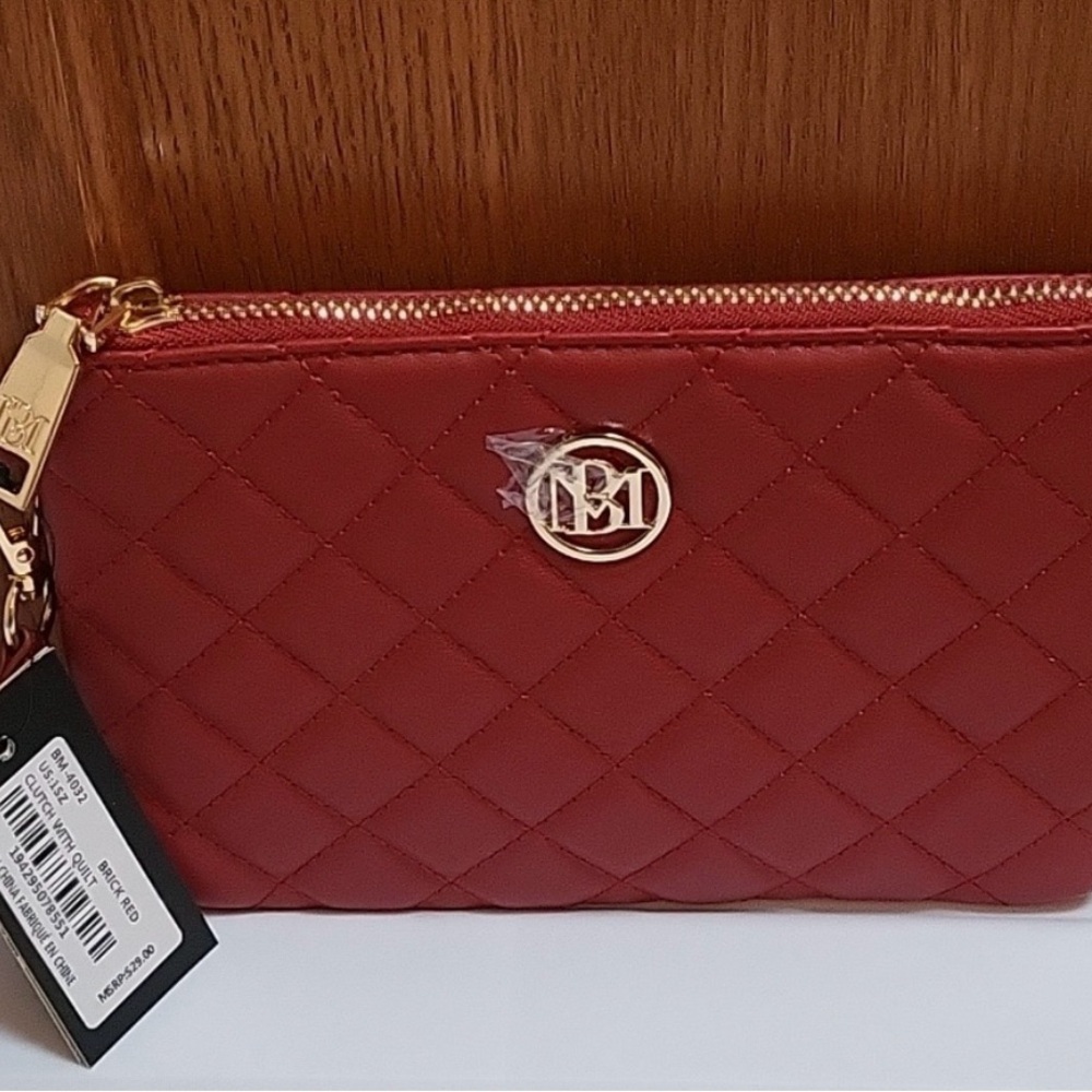 Badgley Mischka quilted cloth NWT